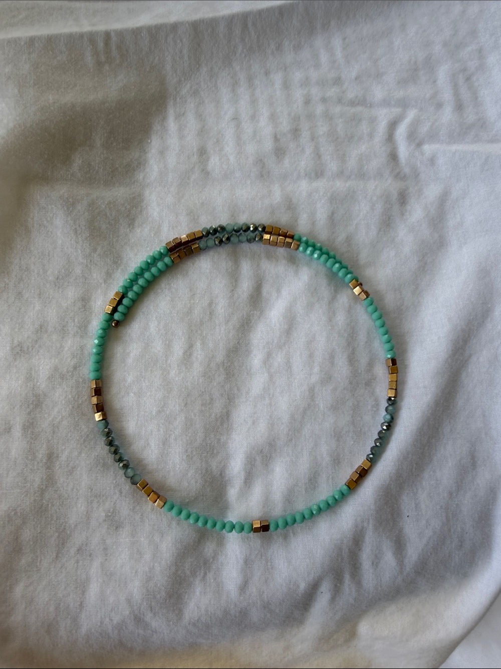 Turquoise Beaded Choker Style Necklace - Women Jewelry